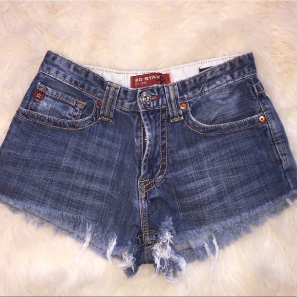 Big Star Pants - Big Star Pioneer Boot Cut Off Shorts Size 8
